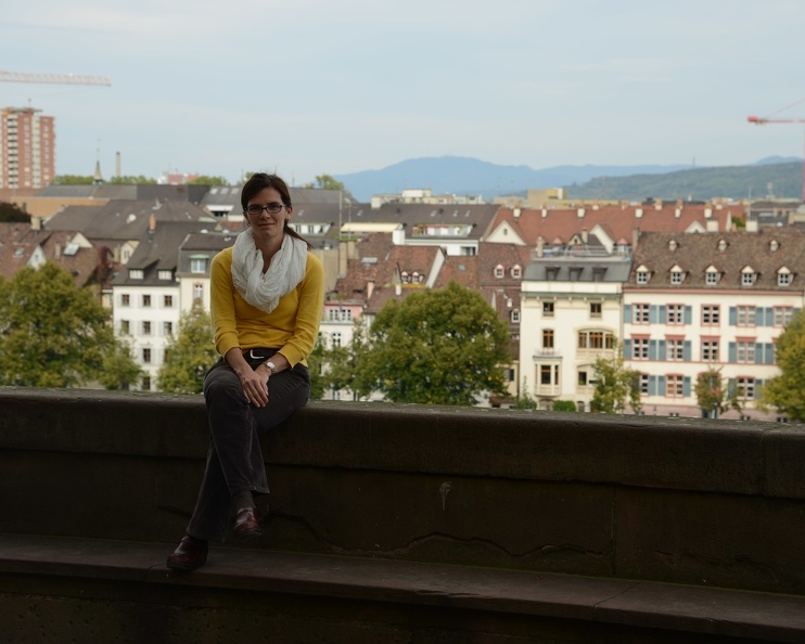 Erynn overlooking Basel.JPG